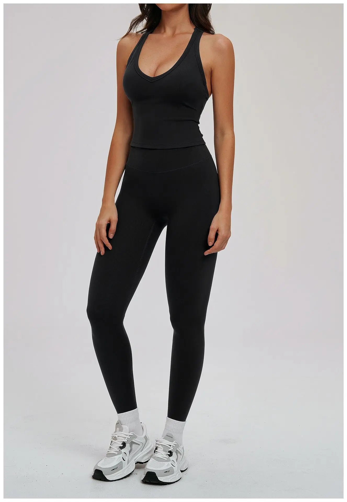 Yoga Set for Women 2026 Beauty Back Tight-Fitting Versatile Yoga Outfit Outdoor Running Sports Set