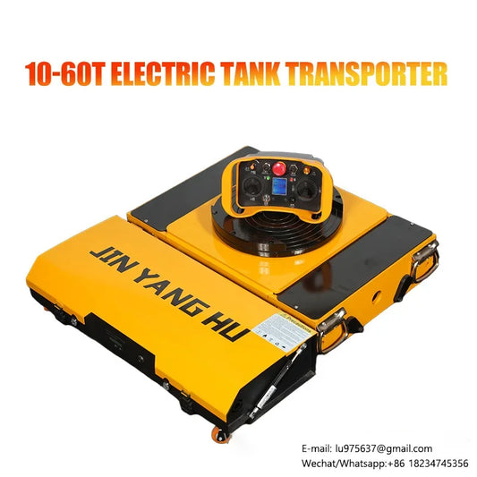 10-60T Heavy-Duty Electric Tank Machinery Skate Dolly Wheel Shifter Handling Tool Efficient Heavy Load Moving Equipment