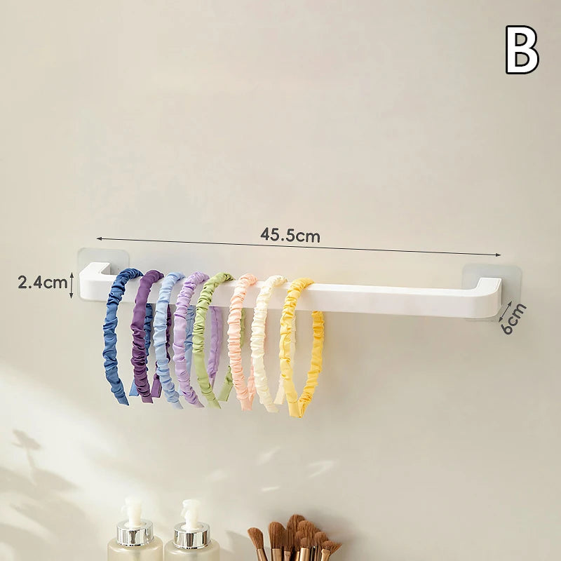 Household Hair Loop Head Rope Storage Rack, Non Punching Multifunctional Hook, Dormitory Seamless Storage Rack