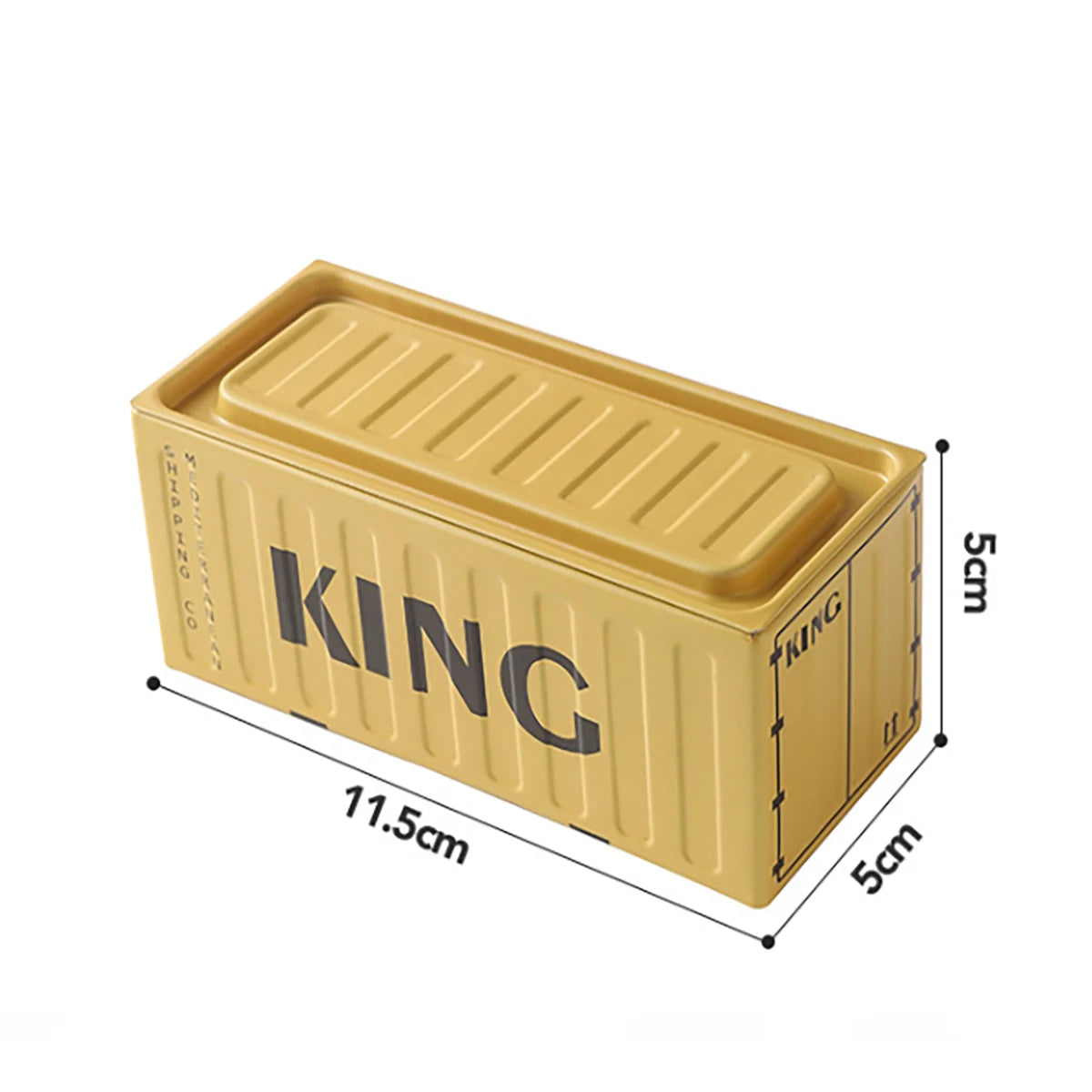 Compact Iron Storage Container Creative Desktop Organizer Office Supply Tube Office Desk Organizer Metal Box Mini Container ﻿