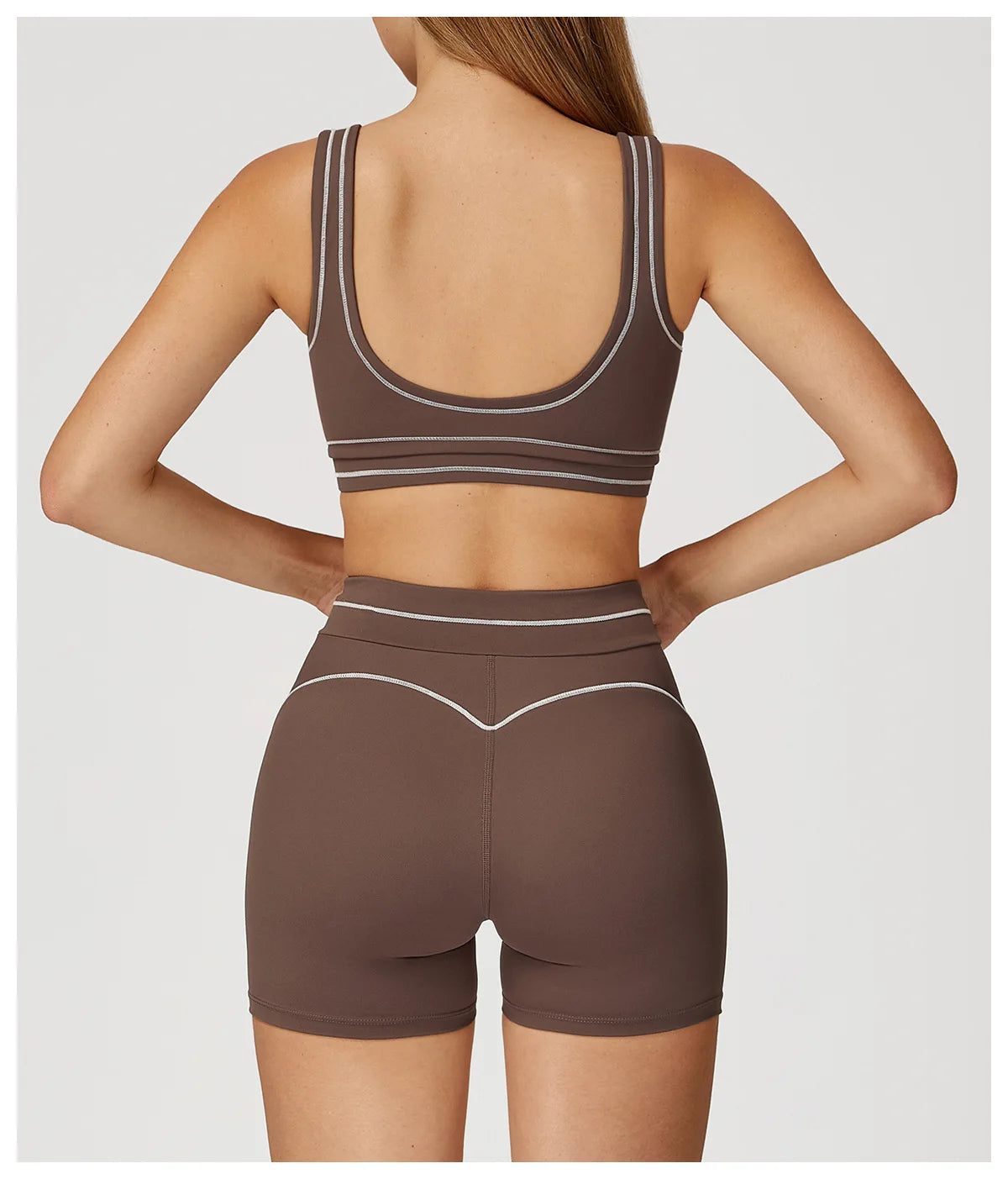 Yoga Set 2 Pieces Women Tracksuit Workout Outfits Fitness Sportswear Gym Clothes High Waist Leggings Sports Bra