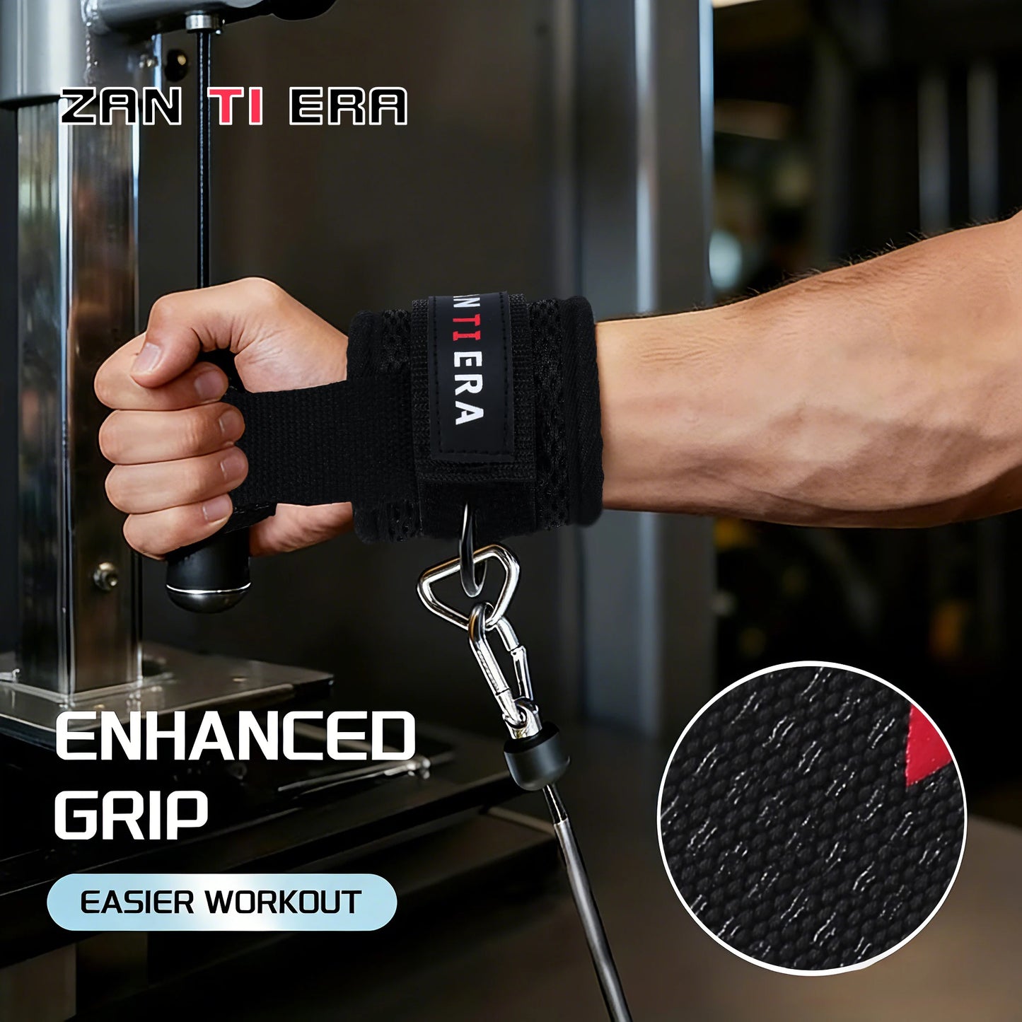 2pcs New 3-in-1 fitness aid combines a support belt, ankle strap, and wristband—a must-have for fitness training. The 3-in-1 des