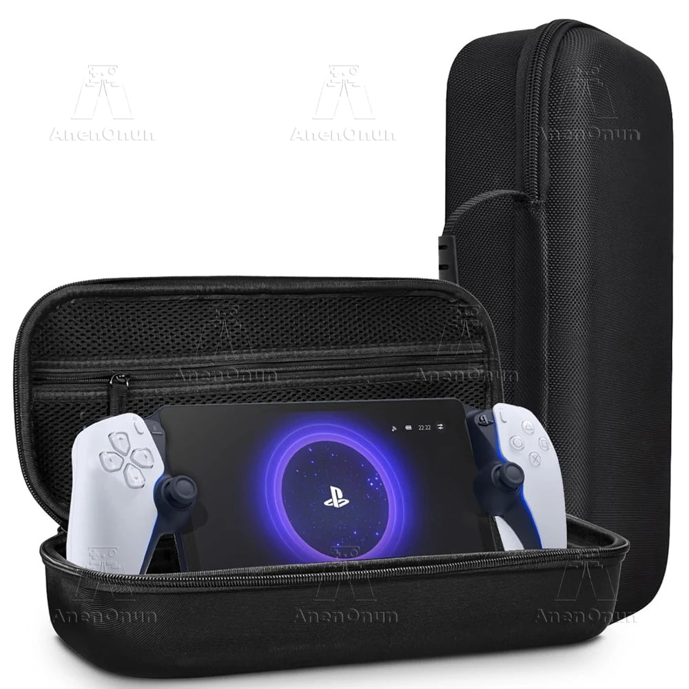 Portable Storage Bag for PS Portal Anti-fall Anti-scratch All-round Protection Travel Carrying Case Black EVA Hard Shell Handbag