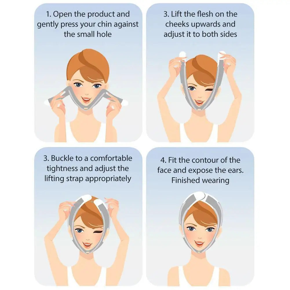 Face Sculpting Sleep Mask Breathable Elastic Lifting