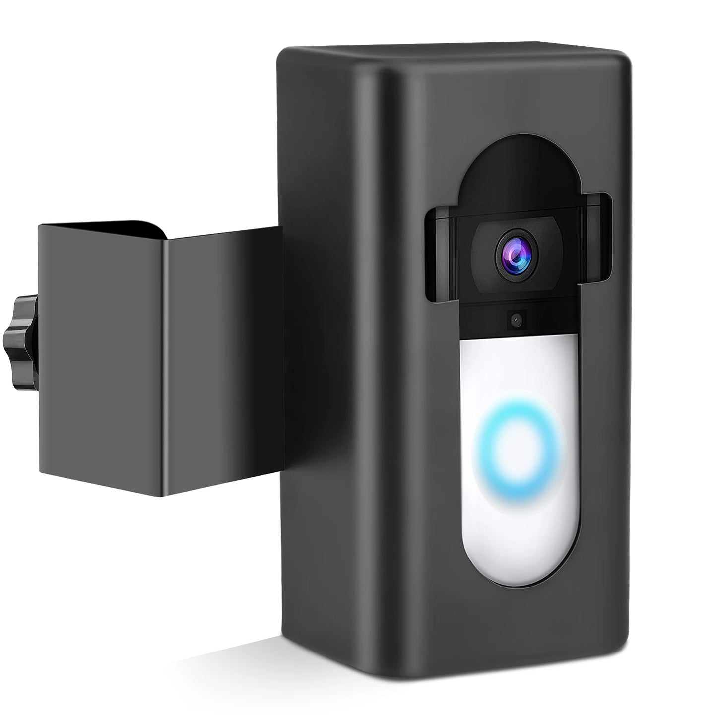 The anti-theft doorbell installation base video doorbell is easy to install without drills and is suitable for dormitories