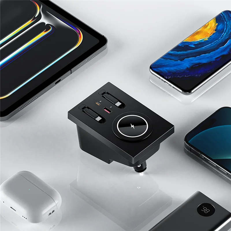 Wireless Charging Holde Car Wireless Charging USB Type-C Wireless Charging For Volvo