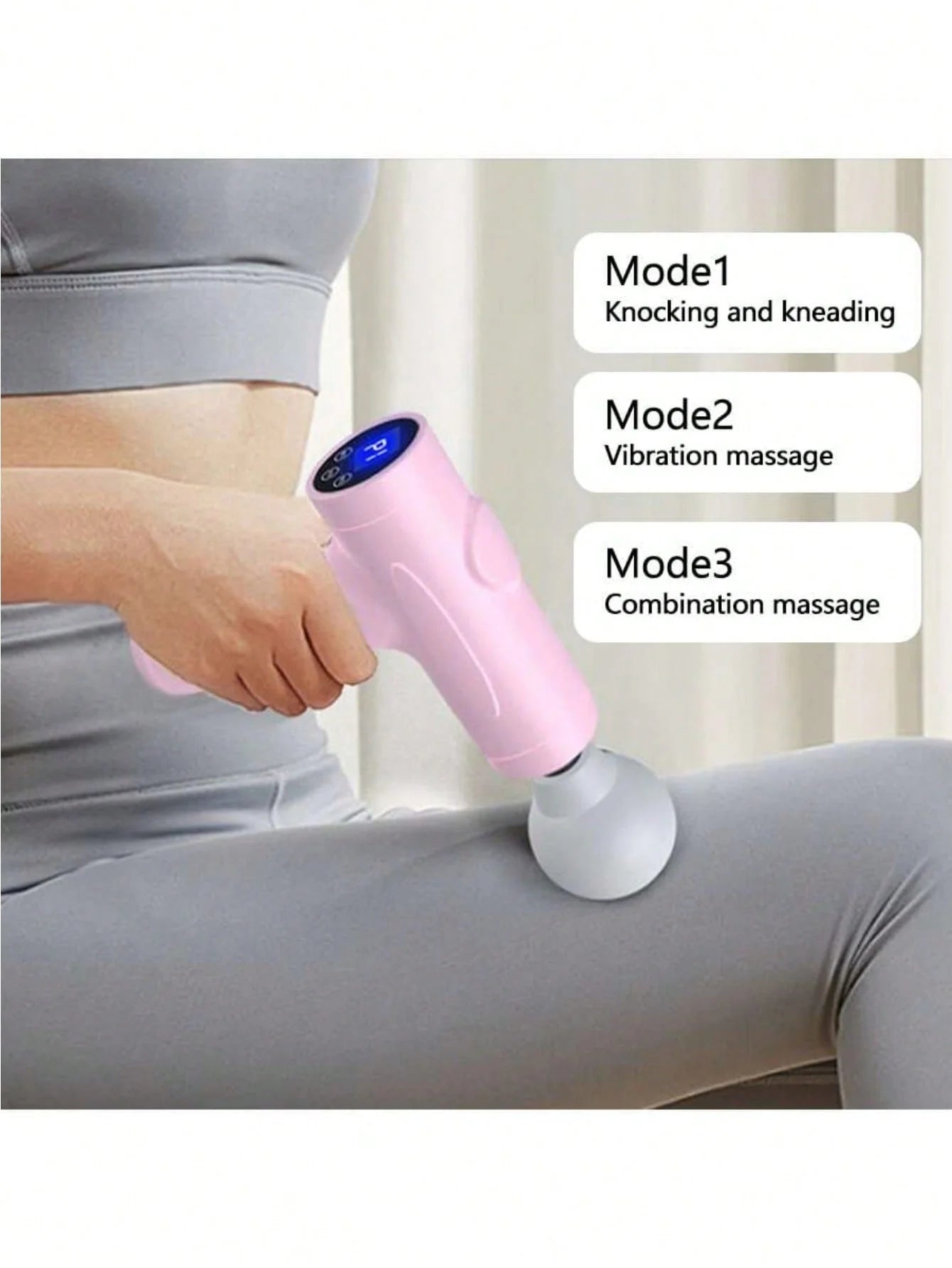 2026 1PC Customized Powerful Fascia Gun Full Body Massager to Release Muscle, Same as the Celebrity Model USB-Powered