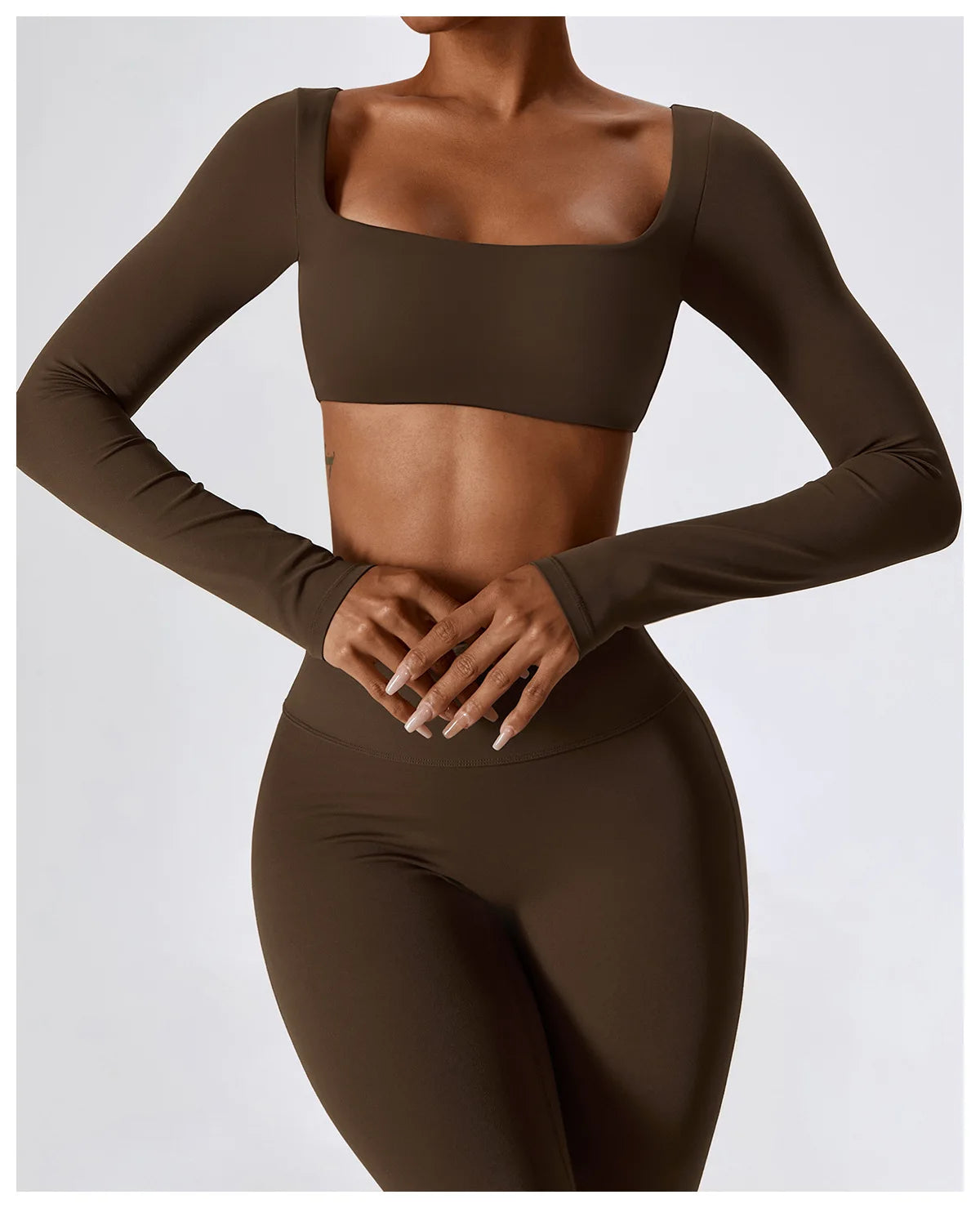 Yoga Set 2PCS Seamless Women Sportswear Workout Clothes Athletic Wear Gym