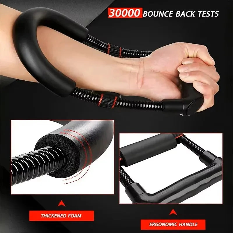 Power Wrists and Strength Exerciser Forearm Strengthener Adjustable Hand Grips Fitness Workout Arm Training Equipment