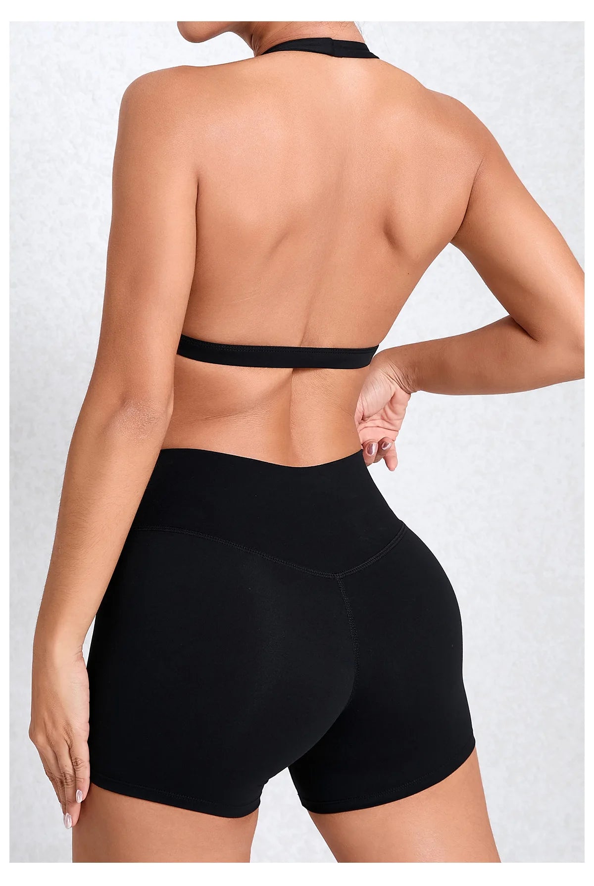 Workout Set for Women Quick Dry Yoga Outfit Seamless Sports Bra High Waist Gym Leggings with Pockets Running Fitness