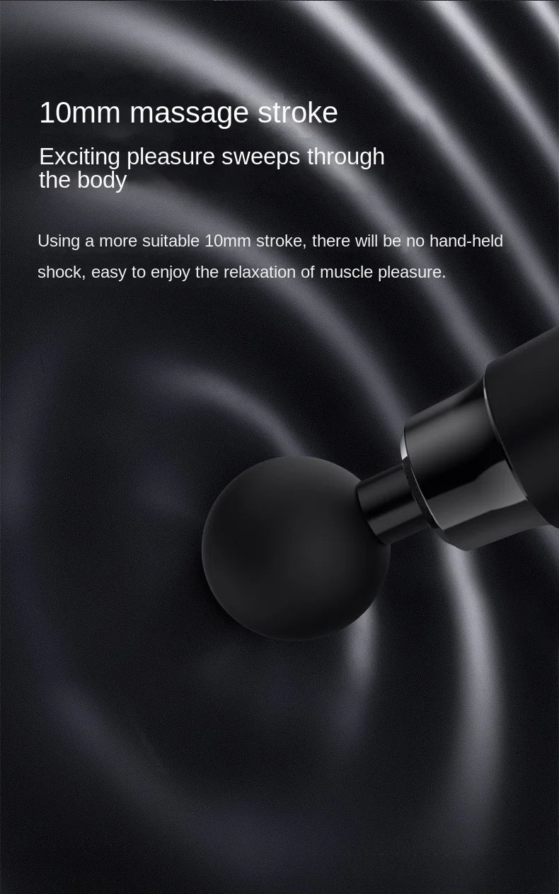 Fitness Relaxation Muscle Electric Intelligent Mini Massager Multi speed Variable speed Vibration Multi functional Fascia Gun
