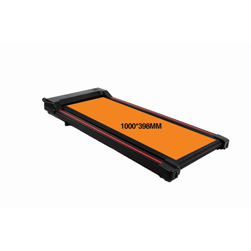 Portable Electric Home Fitness Treadmill Machine Under Desk Foldable Walking Pad With Curved Design LCD Screen Telecontrolled