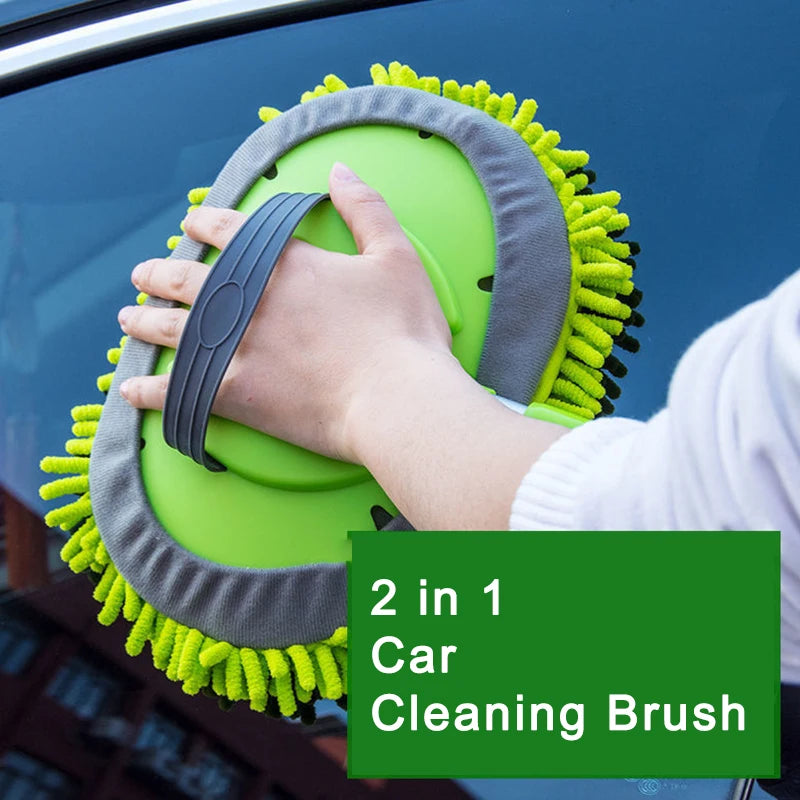 Car Washing Mop Cleaning Brush Telescopic Long Handle Cleaning Mop Chenille Broom Care Detailing Mop Brush Car Cleaning Tools