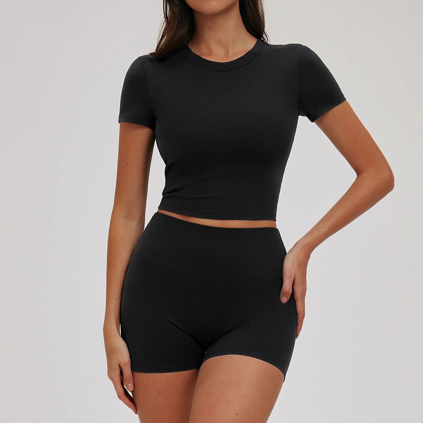 Yoga Set for Women 2026 Beauty Back Tight-Fitting Versatile Yoga Outfit Outdoor Running Sports Set