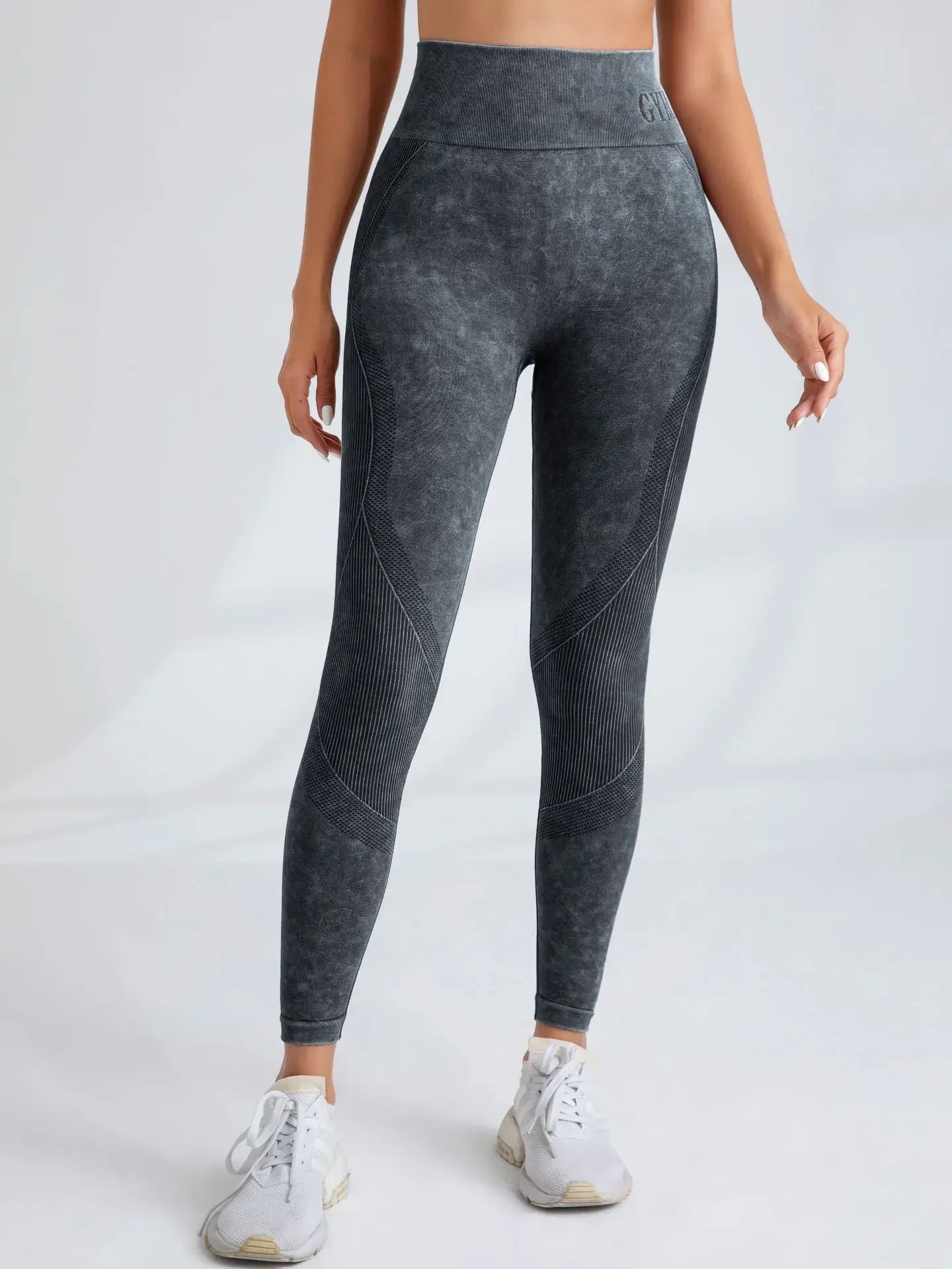 Women Seamless Gym High Waist Yoga Pants Hip Lifting Outdoor Sports Tight Waist
