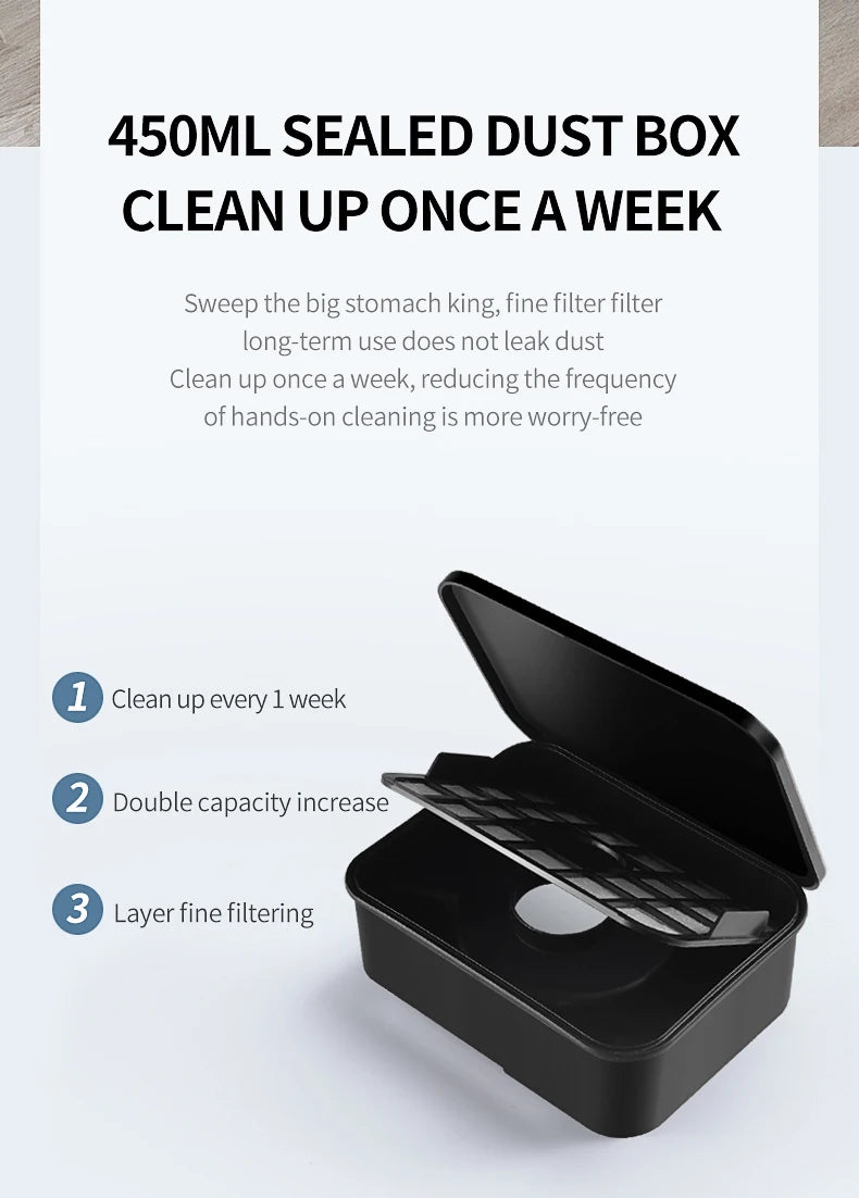 New ES06 Robot Vacuum Cleaner APP Wireless Cleaning Machine Smart Remote Control  Sweeping Floor