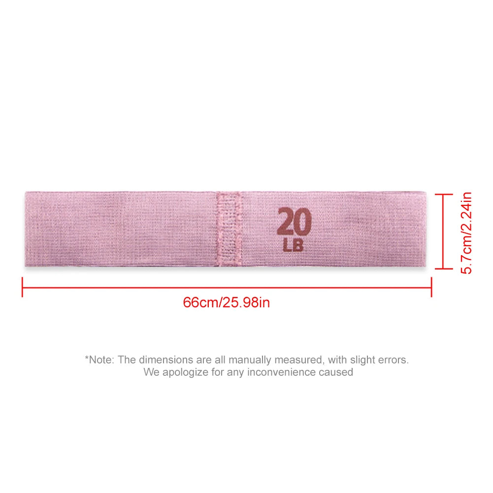 15-90LB Fabric Elastic Bands Fitness Resistance Bands Yoga Pilates Hip Circle Expander Bands Training Loops Workout Equipment