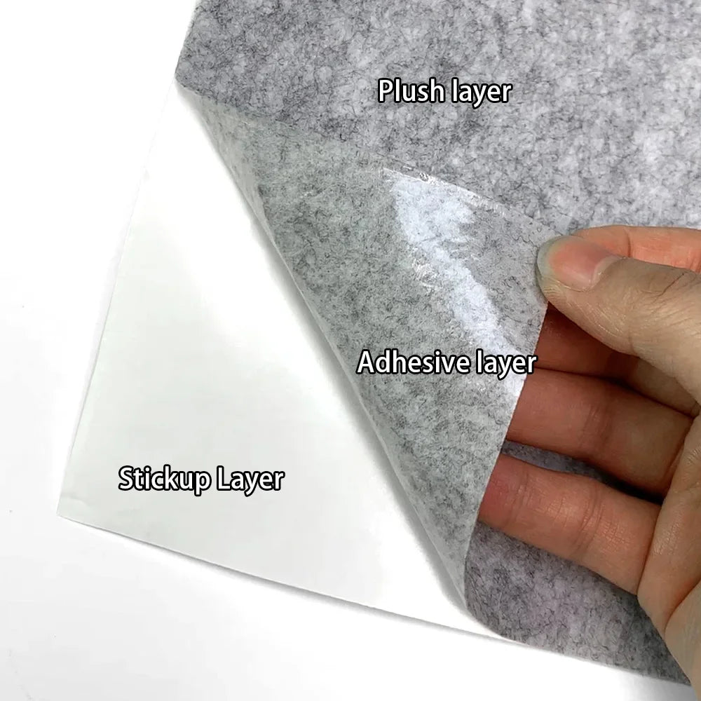 Household Felt Silent Carpet Self-adhesive Craft Felt Cloth Heat-resistant Household Felt Decorative Film Household Products
