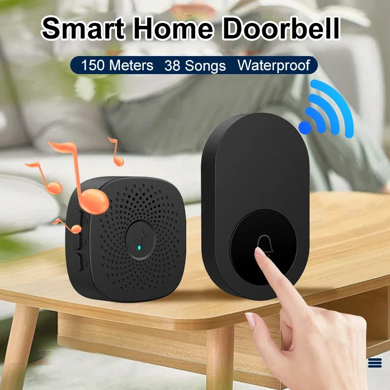 USB Wireless Doorbell Smart Welcome Door Bell Three-speed volume 38