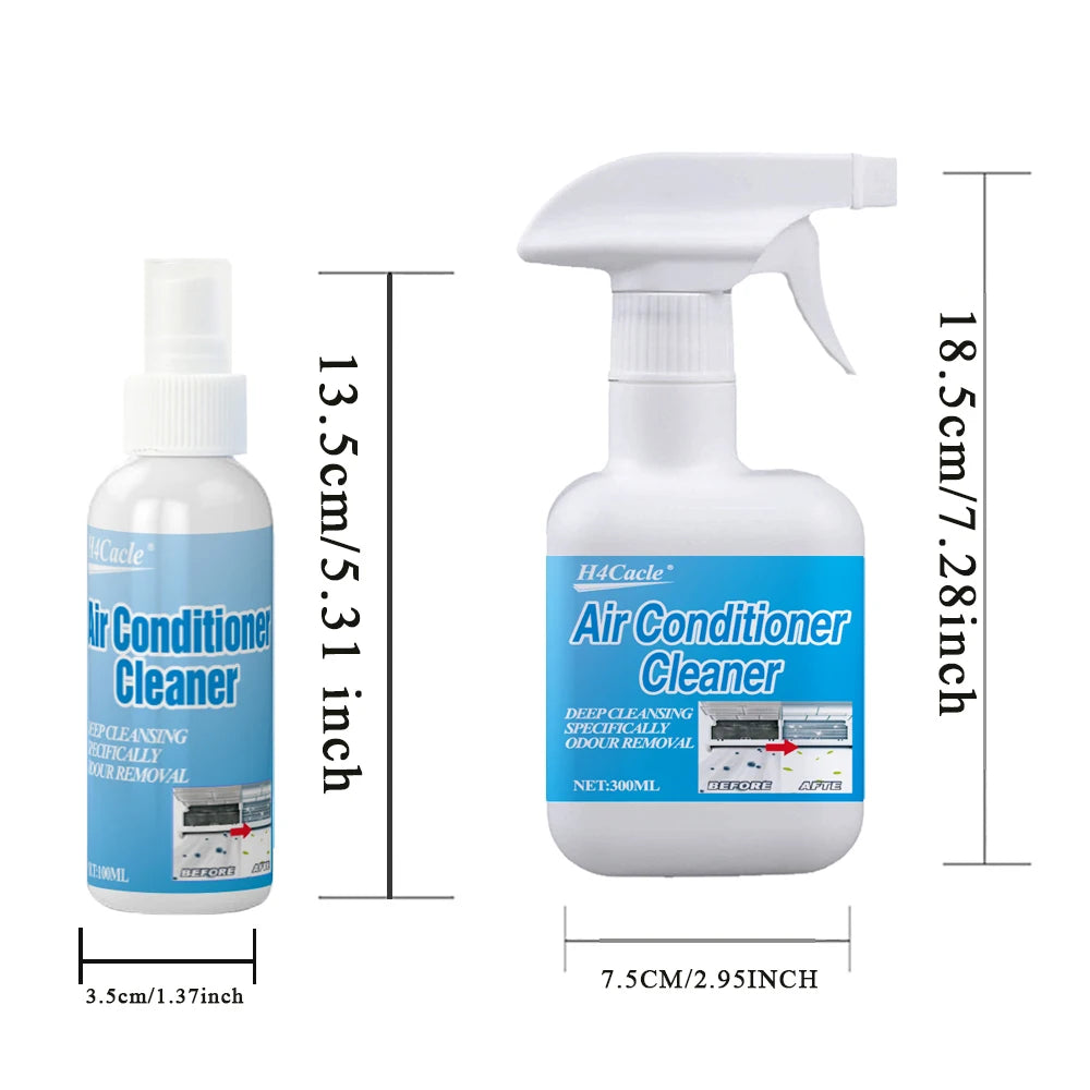 Air Conditioner Cleaning Spray Deeply Cleans Internal Dust Removes Odors Washing Deodorizer No Disassembly Washing