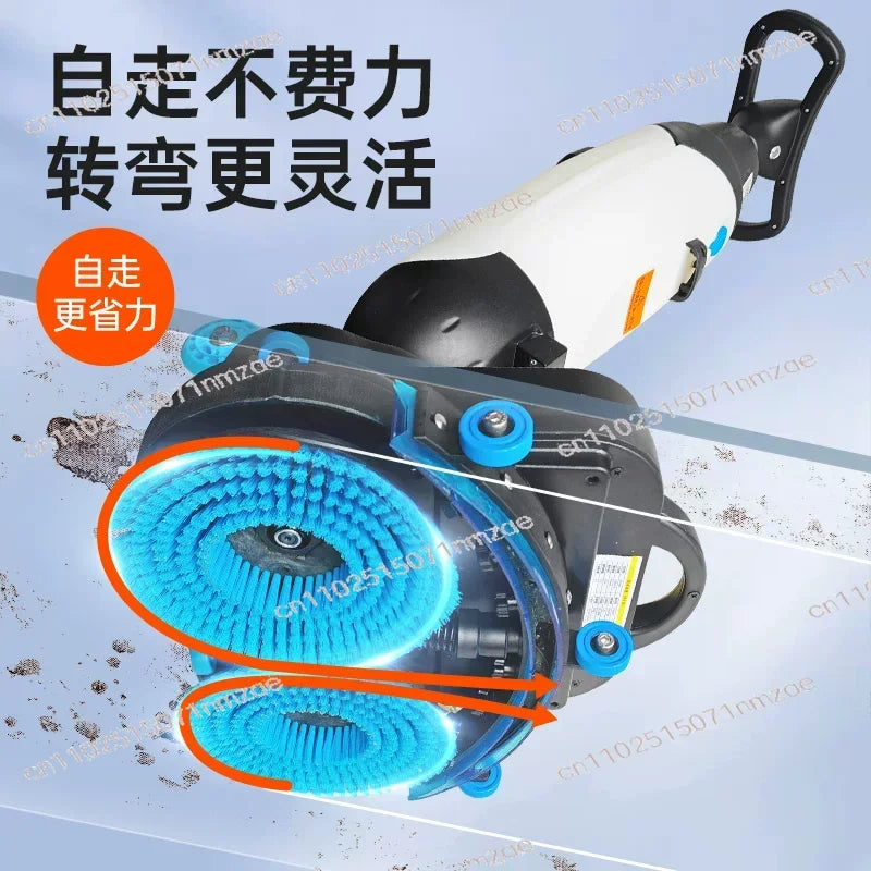 Cordless Automatic Floor Scrubber Battery Powerful Wet and Dry Cleaning Cleaner Mop Household Industry Sweeper Cleaner