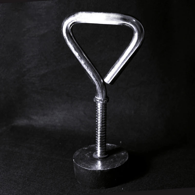 Adjustable Fitness Kettlebell Handle Metal Barbell Weight Plate Grips Home Gym Weightlifting Workout Strength Training Equipment