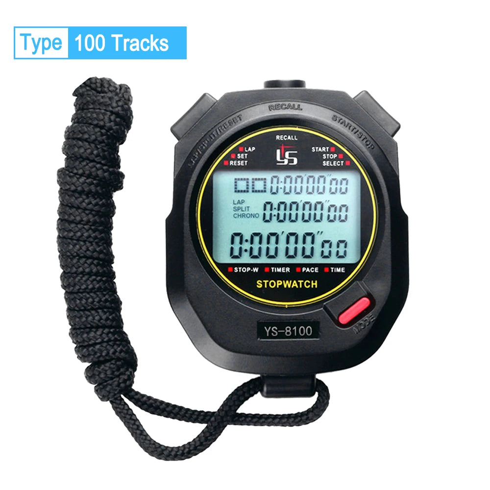 Professional Digital Stopwatch Timer Multifuction Portable Outdoor Sports Running Training Timer Chronograph Stop Watch