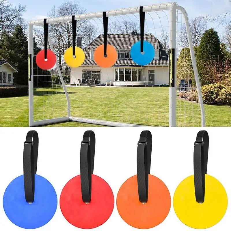 Portable Trainer with Adjustable Strap For Football Goals; Ideal for Teens and Young Athletes.