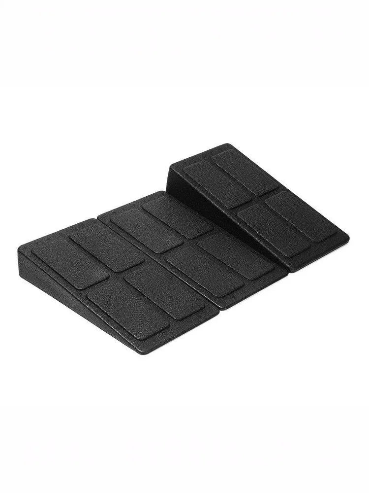 3pc Easy to Assemble Exercise Equipment – Leg Stretcher, Squat Foam Wedge, Yoga Slant Board, Durable Calf Raise Block.