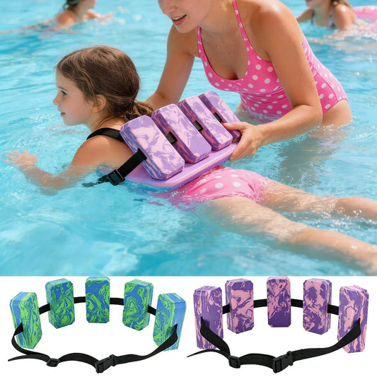 Swim Belt Adjustable Kids Waist Pool Practice Equipment Flotation Belt for Boys Girls Beach Lake Pool Exercise Workout Fitness