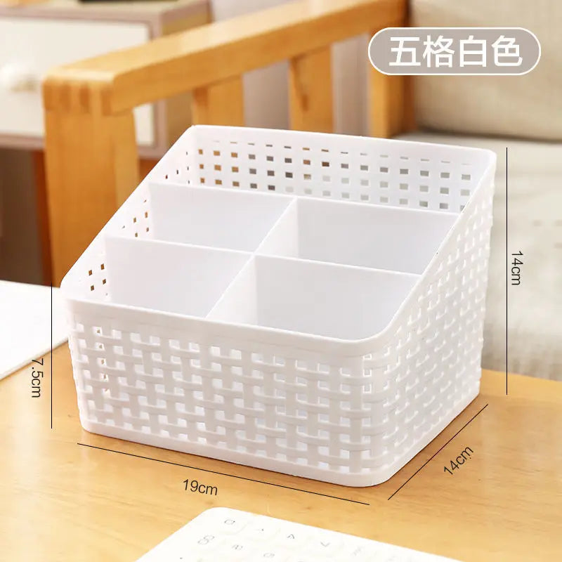 Hot selling Multifuction Home Office Desk Storage Boxes Plastic Organizer decoration basket pencil Phone Holder ZL301-5