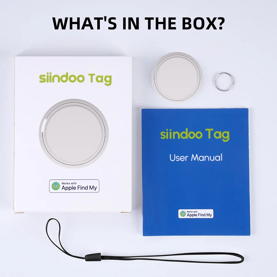 Portable Personal GPS Locator on Find my APP Searching Position Identification and Loss Prevention Alarm Locator