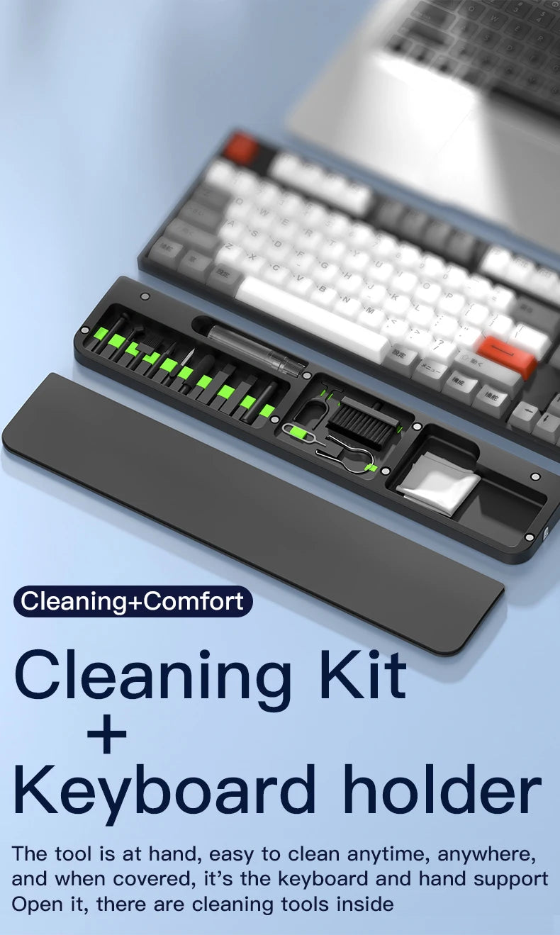 Cleaning Set: Computer Keyboard Cleaning Brush, Headphones, iPad, Mobile Phone Cleaning Pen, Keyboard, Camera Cleaning Brush