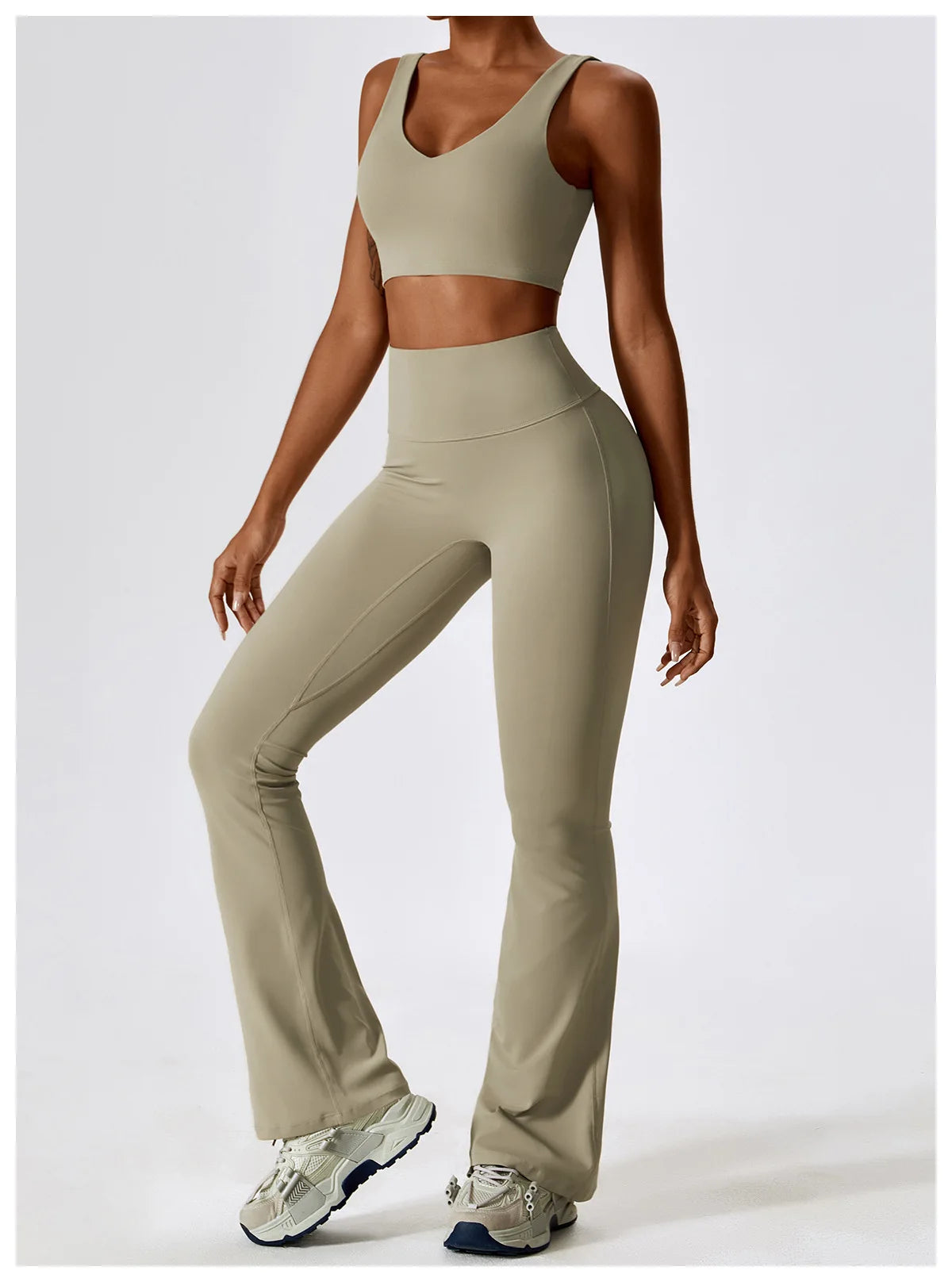 Yoga Set 2PCS Seamless Women Sportswear Workout Clothes Athletic Wear Gym