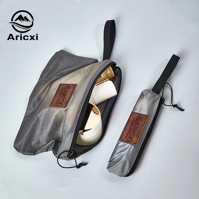 Arcixi Japanese-Style Organizer Pouch - 15D Silicone-Coated Nylon for Travel, Camping & Daily Essentials