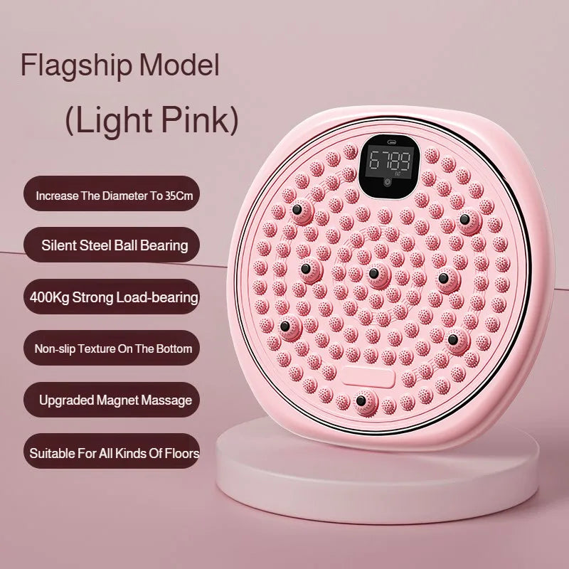 Multifunctional Exercise Waist Twisting Foot Massage Waist Torsion Disc Fitness Equipment slimming Digital Display Twisting Disc