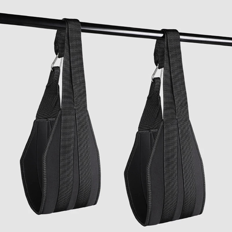 Fitness AB Sling Straps Suspension Rip-Resistant Heavy Duty A Pair for Pull Up Bar Hanging Leg Raiser Gym Home Fitness Equipment