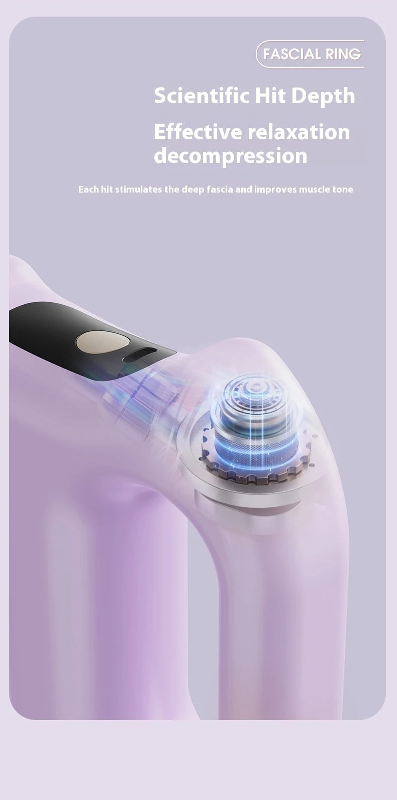 Multi-Function Electric Fascia Ring Full-Body Vibration Massager Fitness Shaping Fat-Burning Equipment Deep Tissue Massage