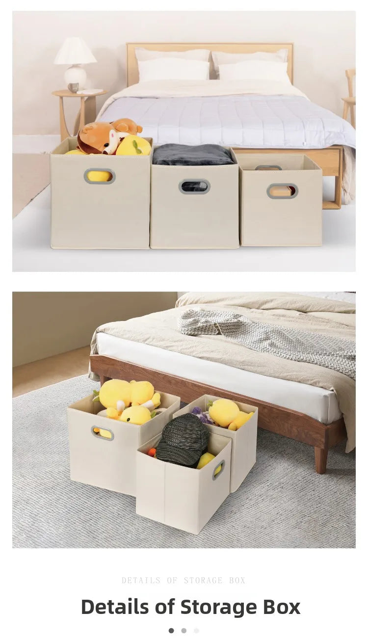 Square Grid Storage Box Home Dormitory Stackable Storage Bin Bookcase Storage Box Toy Miscellaneous Item Organizer Basket