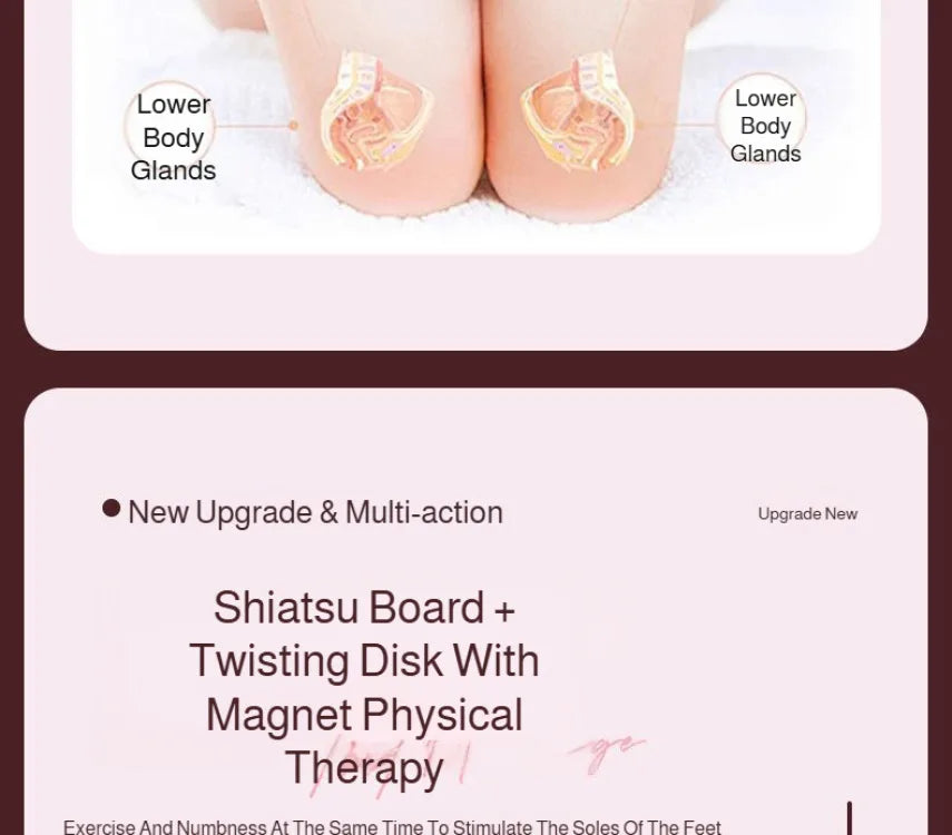 Multifunctional Exercise Waist Twisting Foot Massage Waist Torsion Disc Fitness Equipment slimming Digital Display Twisting Disc