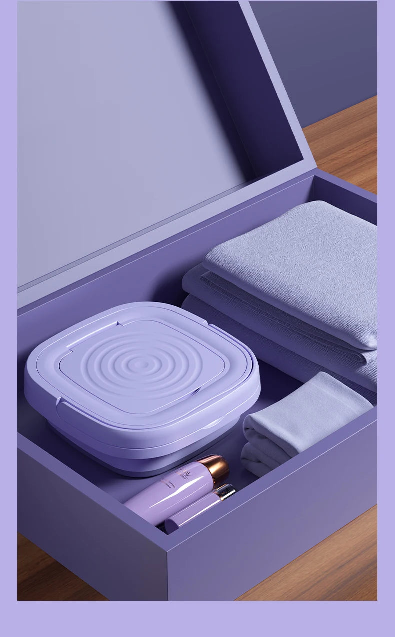 8L Portable Washing Machine Socks Underwear Panties Retractable Home Foldable Mini Washing Machine 3 Models With Spinning Dry