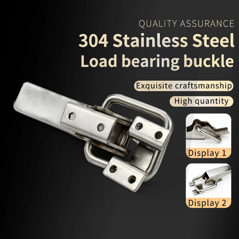 Heavy Duty Toggle Hasp Stainless Steel Large Toggle Hasp Latch Heavy Equipment Latch Door lock  door latch  industrial equipment