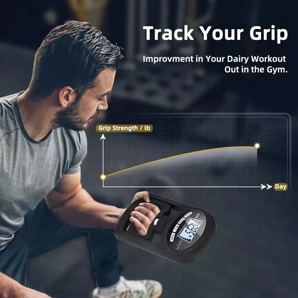 Electronic Grip Strength Tester Indoor Outdoor Sports Equipment Students High School Entrance Exam Preparation Fitness Meter