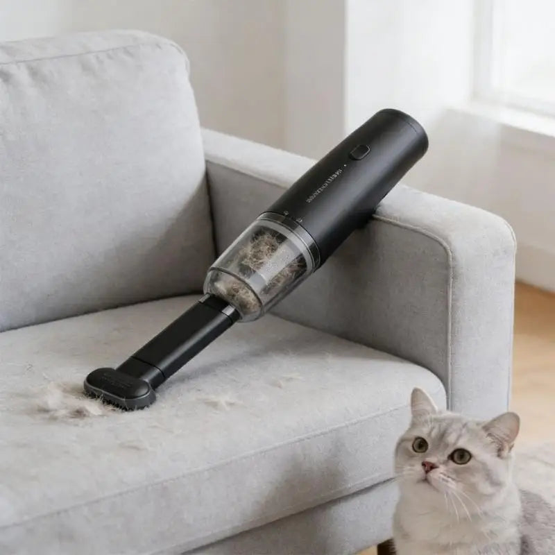 Lightweight Cordless Handheld Vacuum Cleaner Powerful Suction for Car Home Office Cleaning Includes Multiple Attachments D7YA