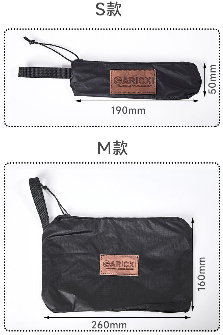 Arcixi Japanese-Style Organizer Pouch - 15D Silicone-Coated Nylon for Travel, Camping & Daily Essentials