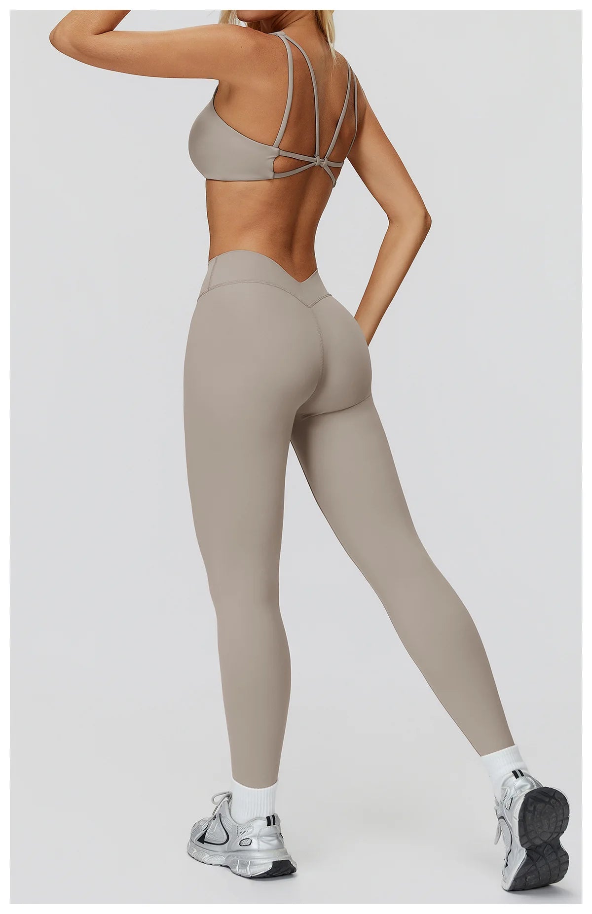 Yoga set 2 pieces women's sportswear gym clothes exercise running fitness set