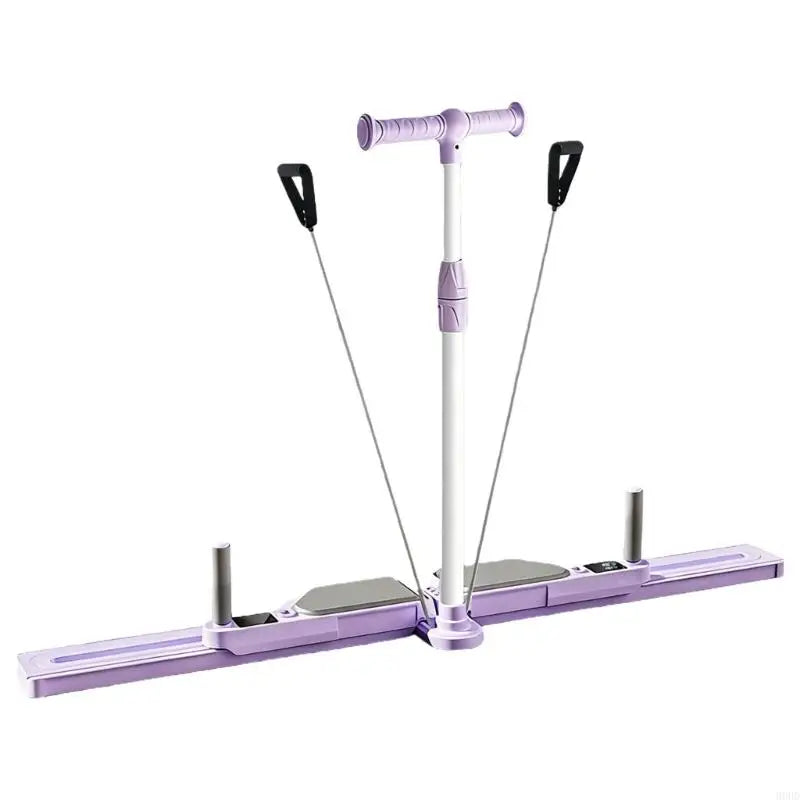 Leg Exercise Machine Foldable Ski Trainer Adjustable Multifunction Pelvic & Hip Strengthener Fitness Equipment 69HD