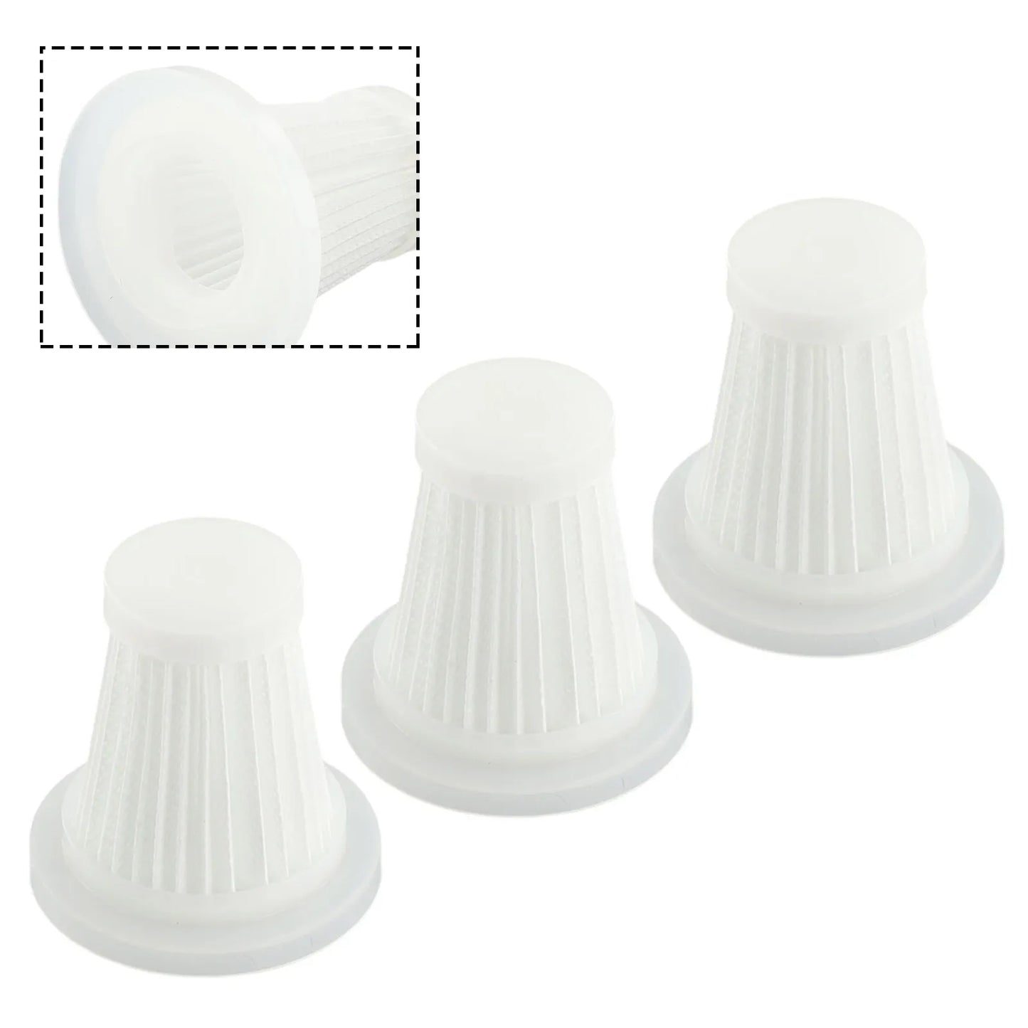 2/3/5/10/20 pcs Reusable Car Vacuum Cleaner Replace Accessories Washable Filters Handheld Vacuum Cleaner Accessories Reusable
