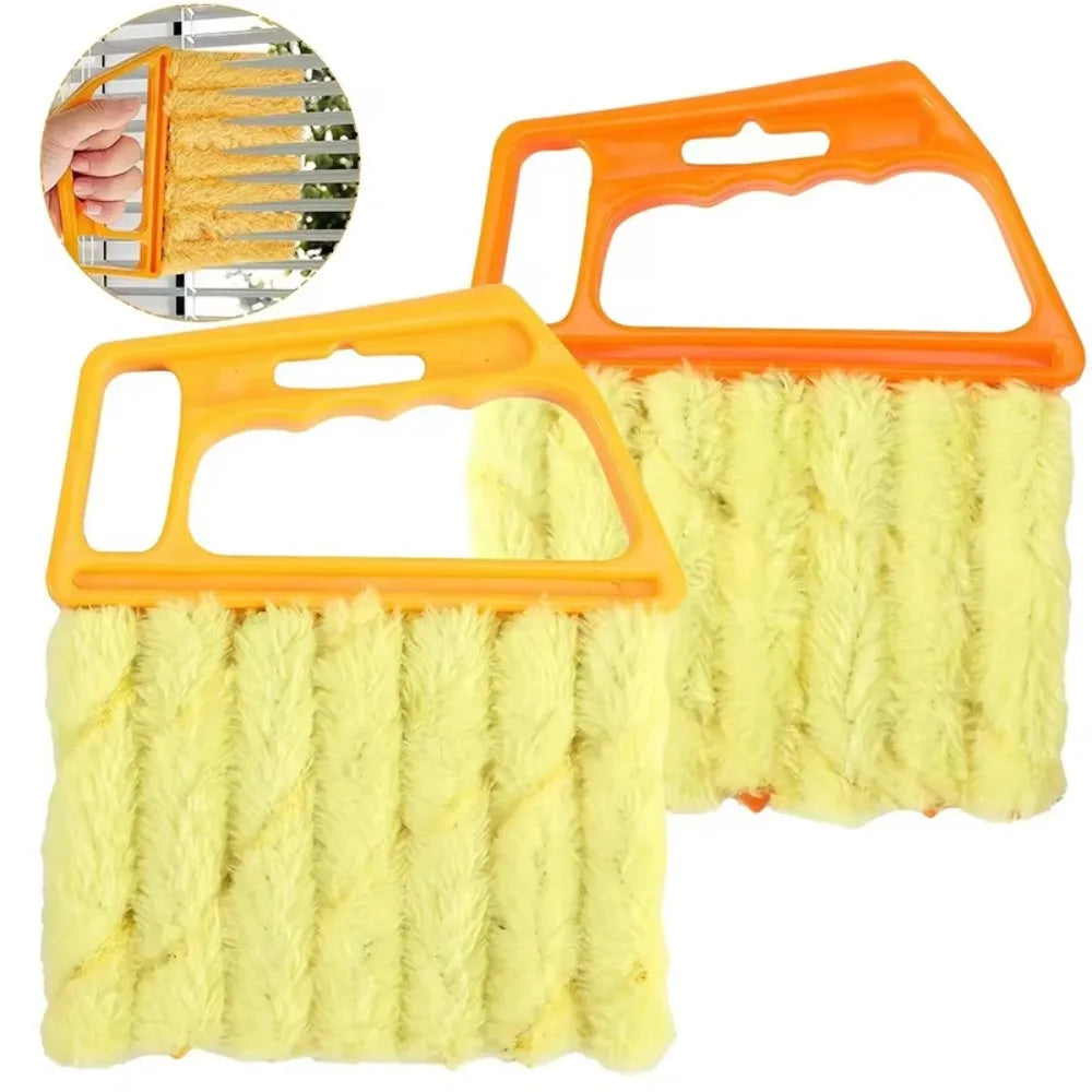 Household Cleaning Brush Dust Removal Dusters Cleaning Tools Removable Machine Washable Microfiber For Windows Curtains Blinds