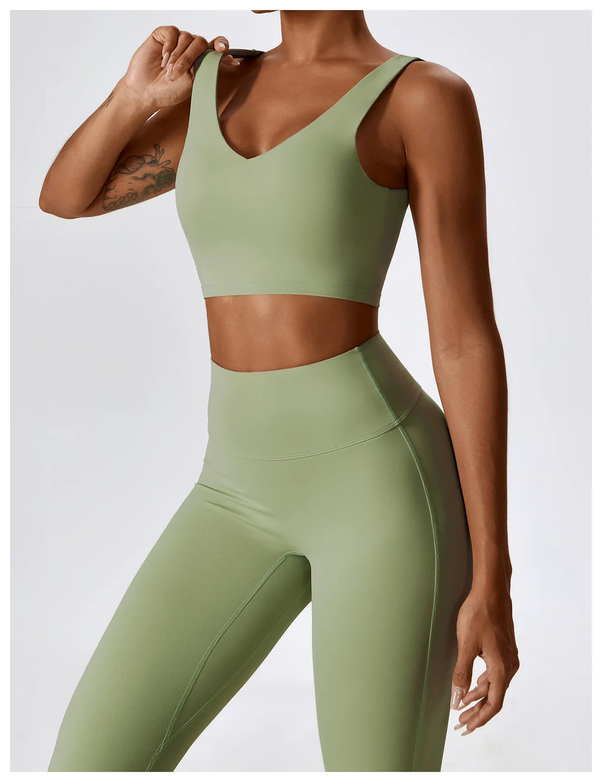 Yoga Set 2PCS Seamless Women Sportswear Workout Clothes Athletic Wear Gym